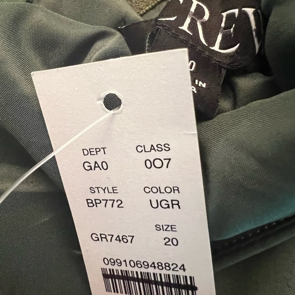 NWT - J. Crew Strapless peplum top in stretch cotton poplin blend - Picture 5 of 5